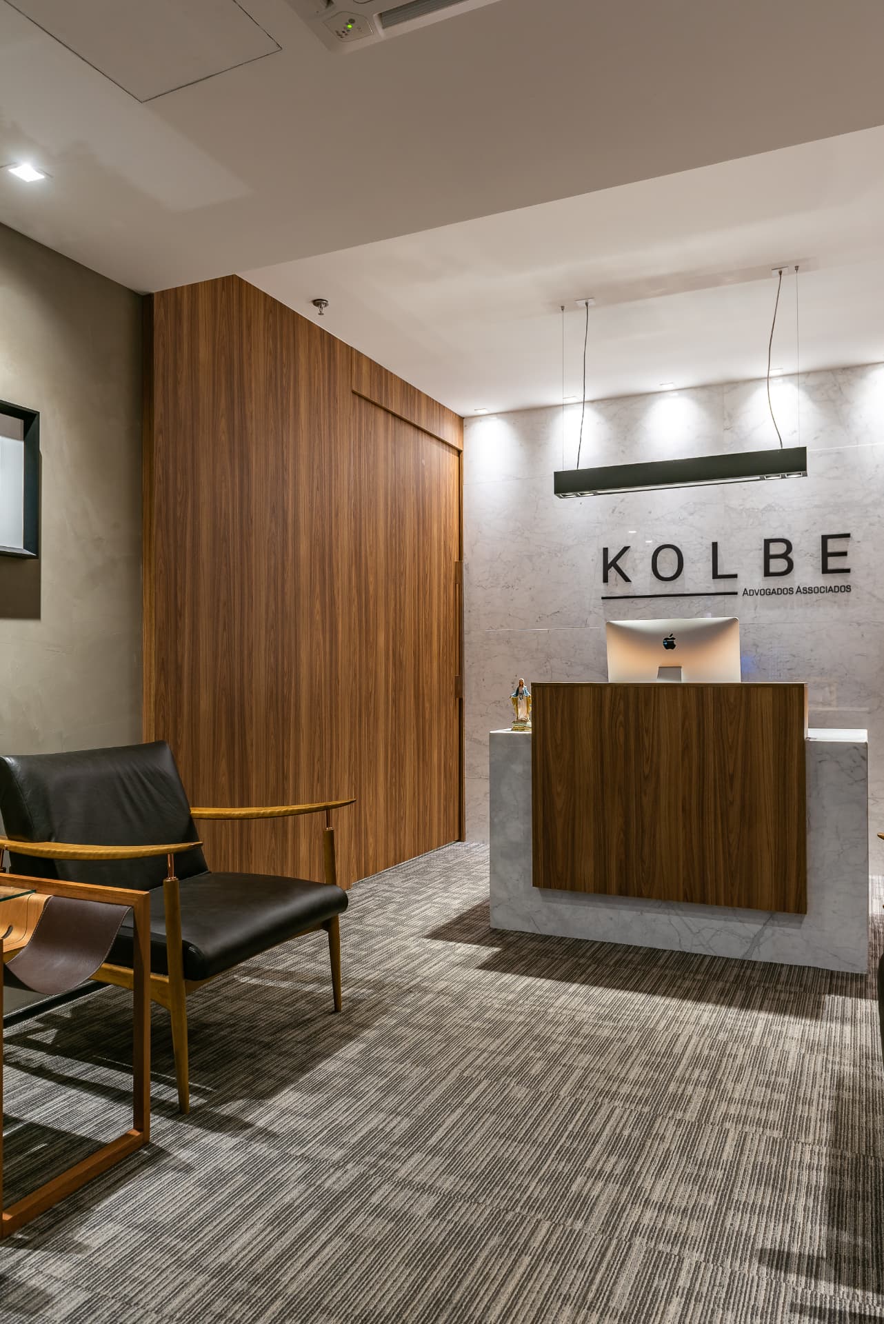 Recepção do escritório Kolbe Advogados Associados em Brasília