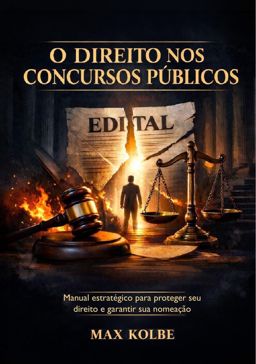 Capa do livro O Direito nos Concursos Públicos, de Max Kolbe