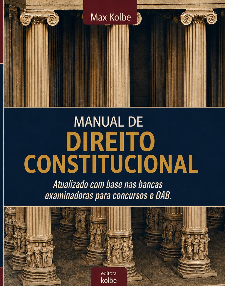 Capa do livro Manual de Direito Constitucional, de Max Kolbe